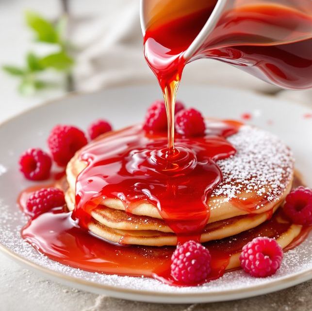 med malinový na palačinky